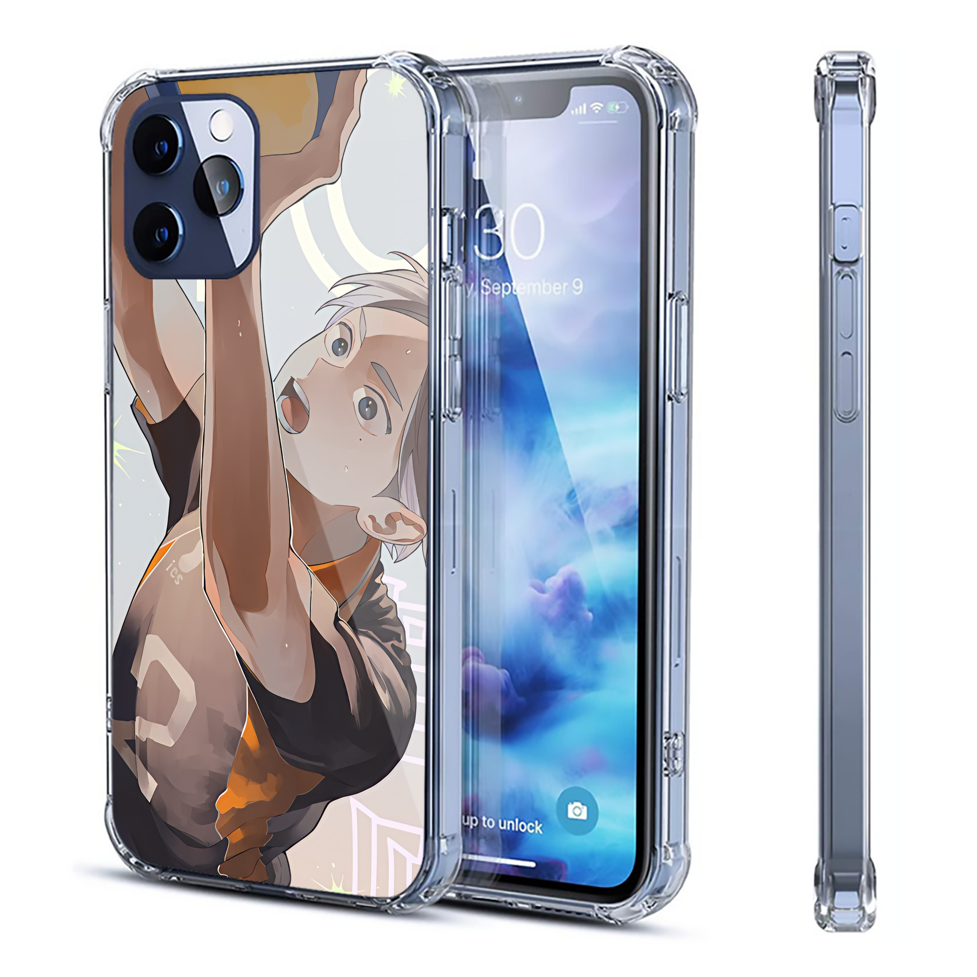 （画像用） ハイキュー!! Haikyu!! 【iPhone 12シリーズ対応】透明スマホケース（クリアソフトケース）